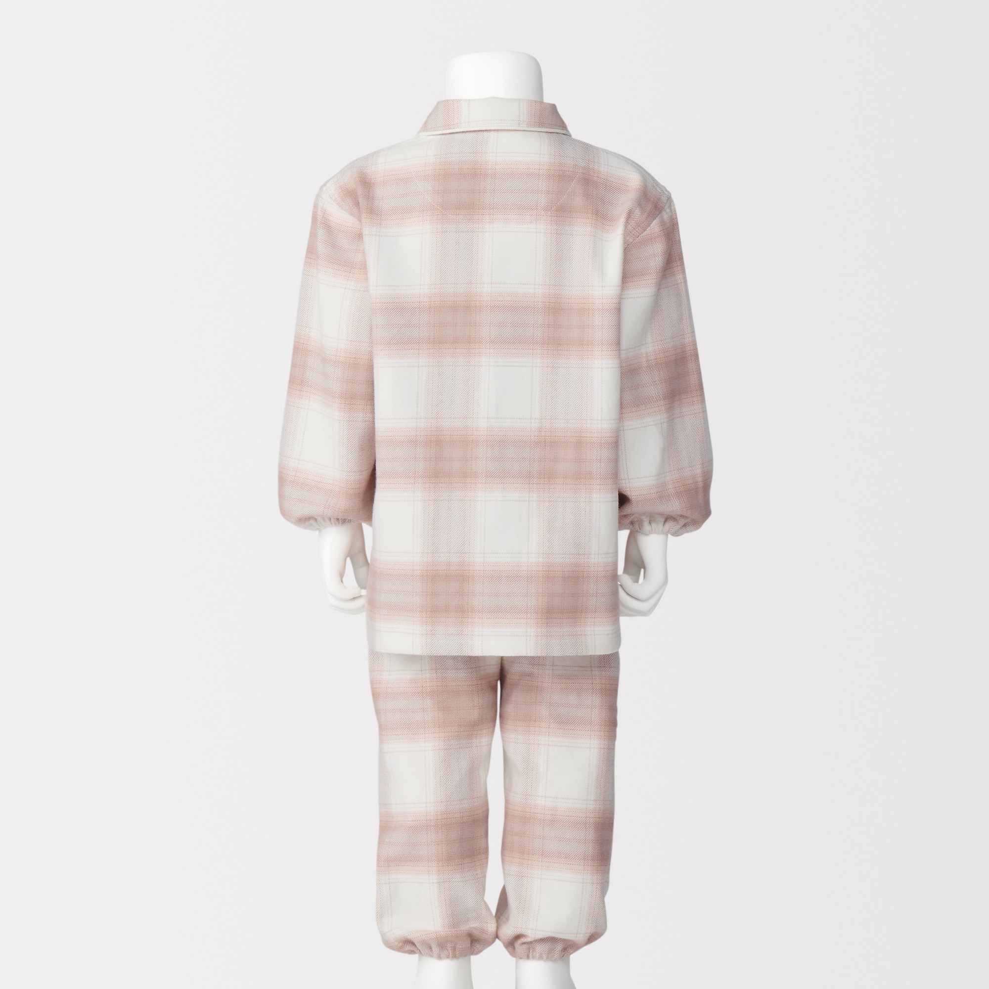 ベビー　脇に縫い目のない　フランネル　お着替えパジャマ