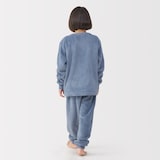 キッズ　着る毛布　腹巻付き長袖パジャマ