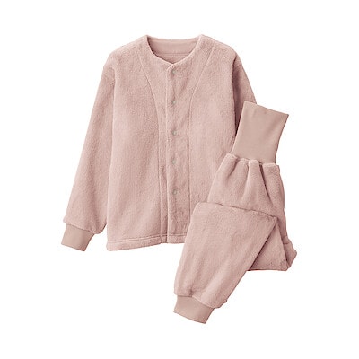 キッズ　着る毛布　腹巻付き長袖パジャマ