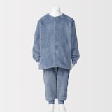 キッズ　着る毛布　腹巻付き長袖パジャマ
