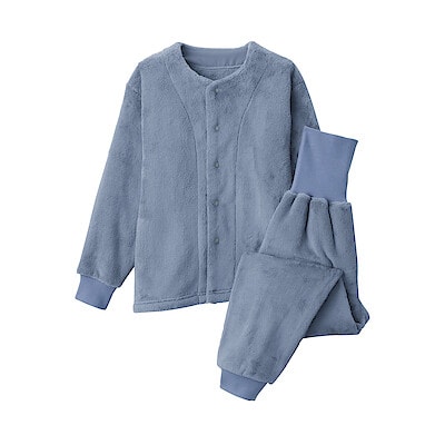 キッズ　着る毛布　腹巻付き長袖パジャマ