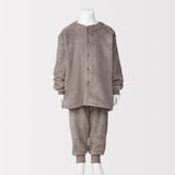 キッズ　着る毛布　腹巻付き長袖パジャマ