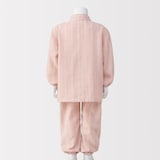 ベビー　脇に縫い目のない　二重ガーゼお着替えパジャマ