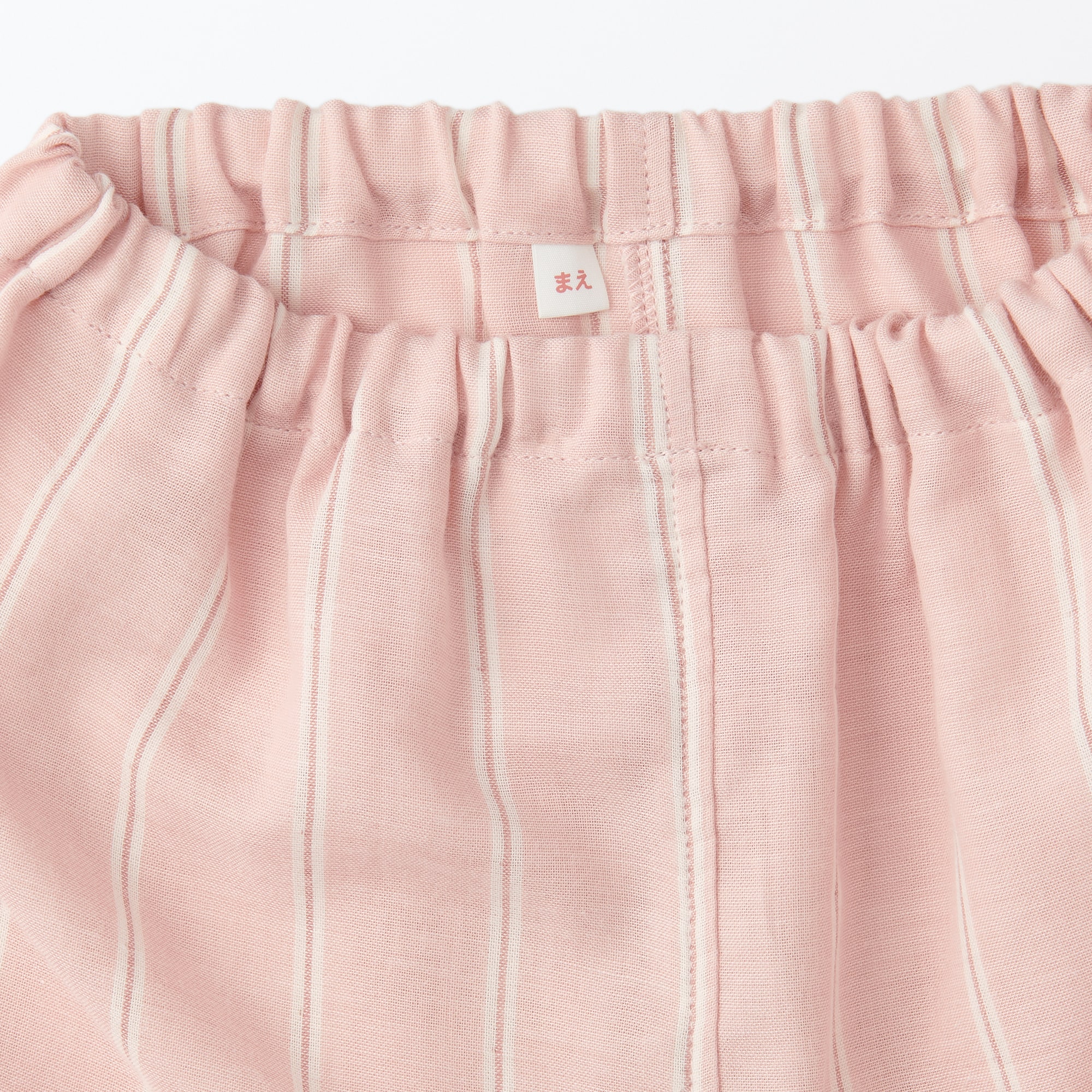 ベビー　脇に縫い目のない　二重ガーゼお着替えパジャマ