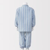 ベビー　脇に縫い目のない　二重ガーゼお着替えパジャマ