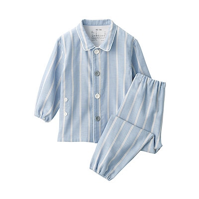 ベビー　脇に縫い目のない　二重ガーゼお着替えパジャマ（2025年仕様）