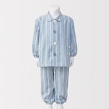 ベビー　脇に縫い目のない　二重ガーゼお着替えパジャマ