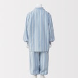 キッズ　脇に縫い目のない　二重ガーゼ長袖パジャマ