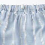 キッズ　脇に縫い目のない　二重ガーゼ長袖パジャマ