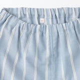 キッズ　脇に縫い目のない　二重ガーゼ長袖パジャマ