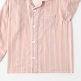 キッズ　脇に縫い目のない　二重ガーゼ長袖パジャマ