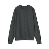 婦人　洗えるウールハイゲージクルーネックカーディガン