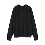 婦人　洗えるウールハイゲージクルーネックカーディガン