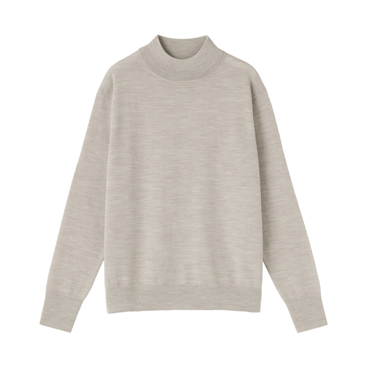 婦人　洗えるウールハイゲージハイネックセーター