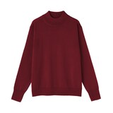 婦人　洗えるウールハイゲージハイネックセーター