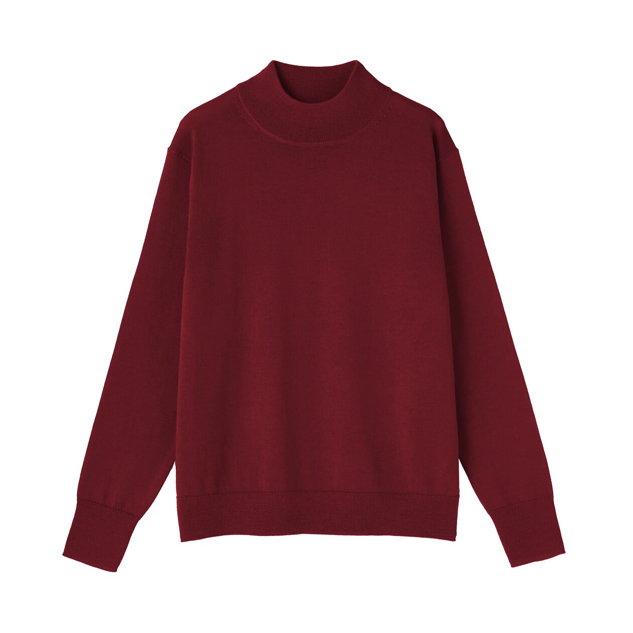 婦人　洗えるウールハイゲージハイネックセーター