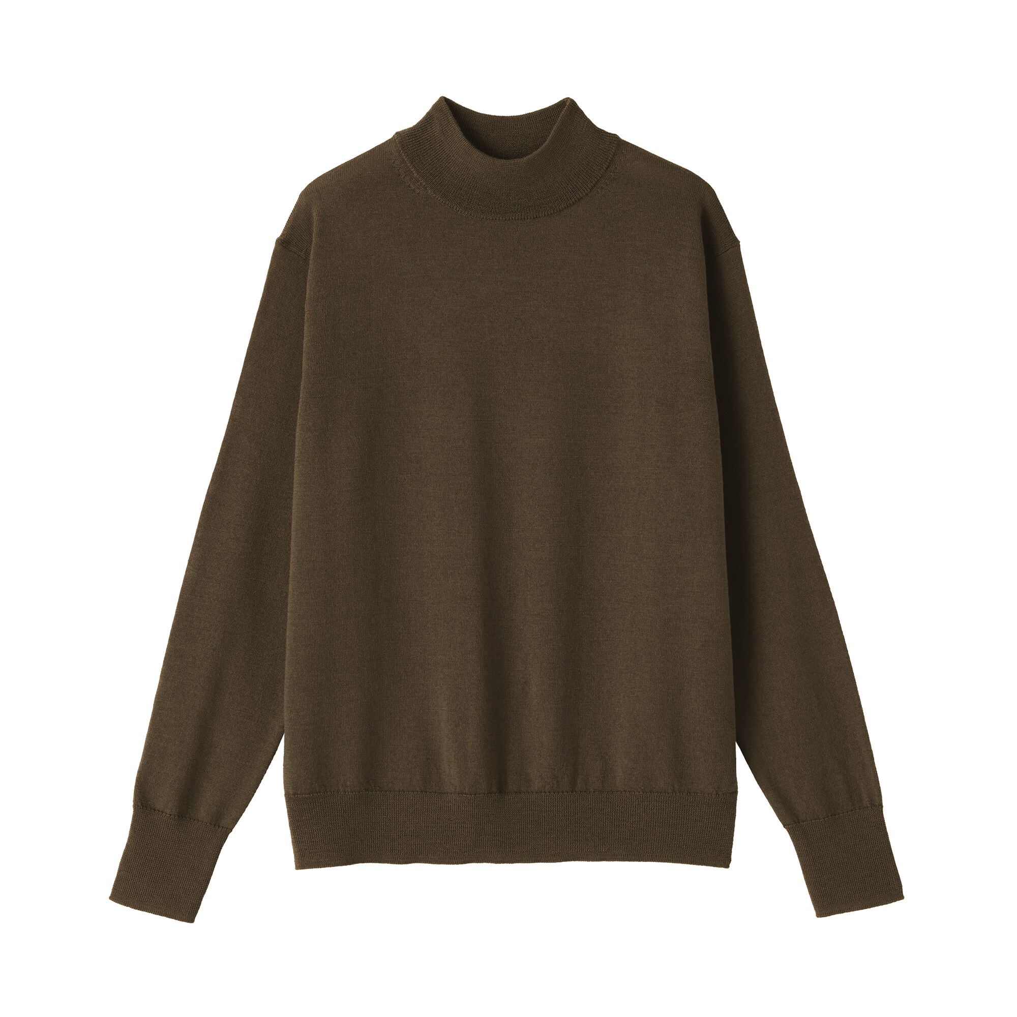 婦人　洗えるウールハイゲージハイネックセーター