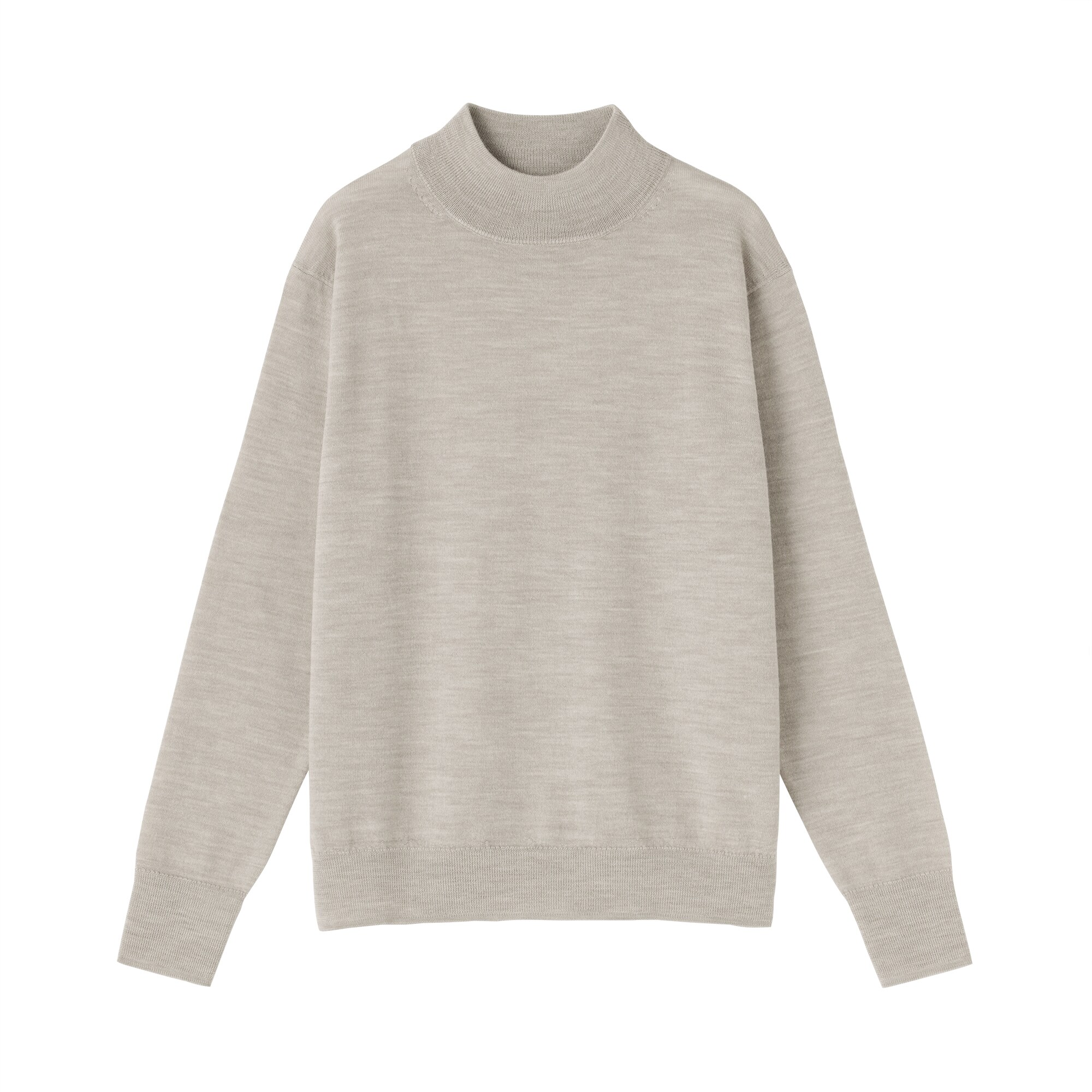 婦人　洗えるウールハイゲージハイネックセーター