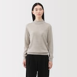 婦人　洗えるウールハイゲージハイネックセーター