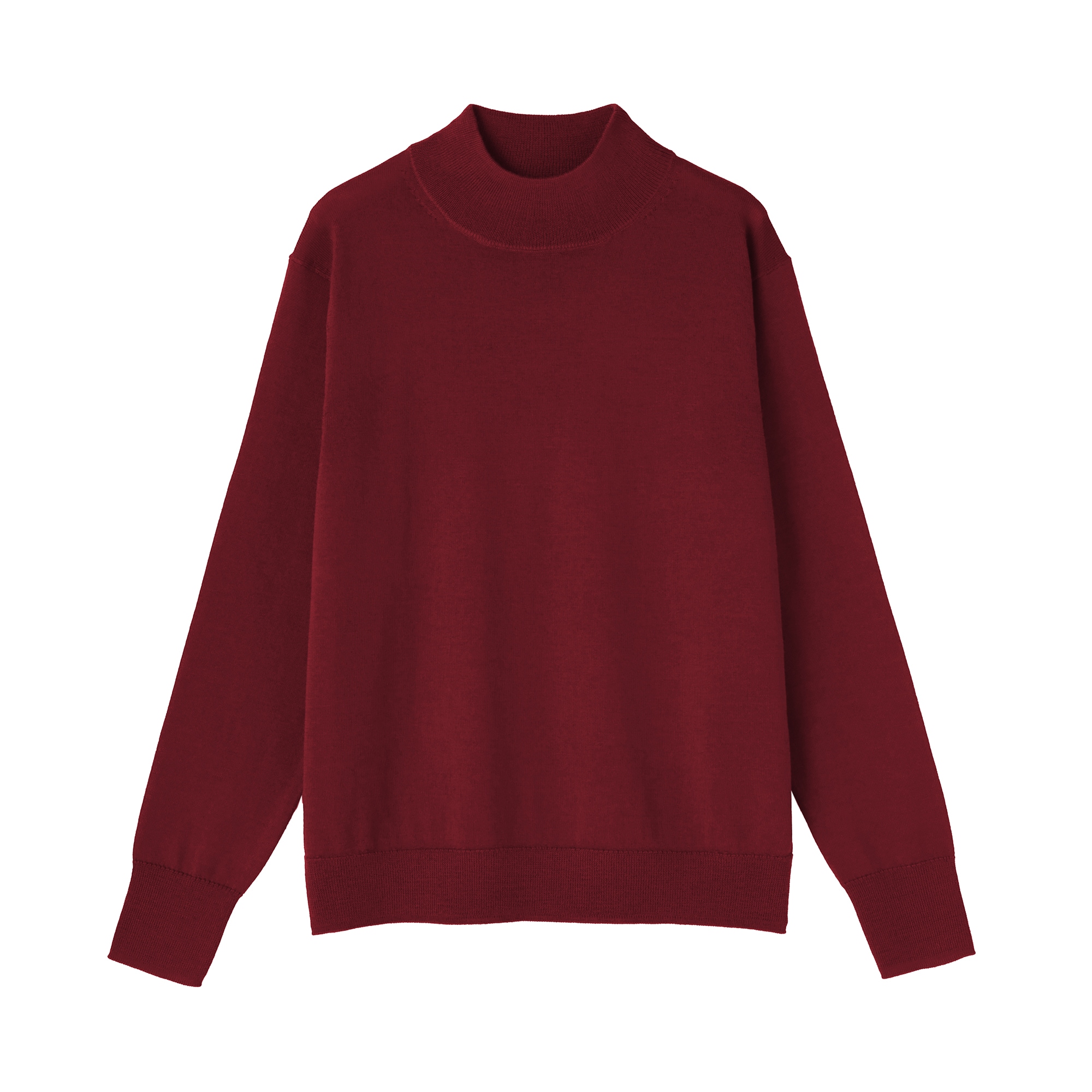 婦人　洗えるウールハイゲージハイネックセーター