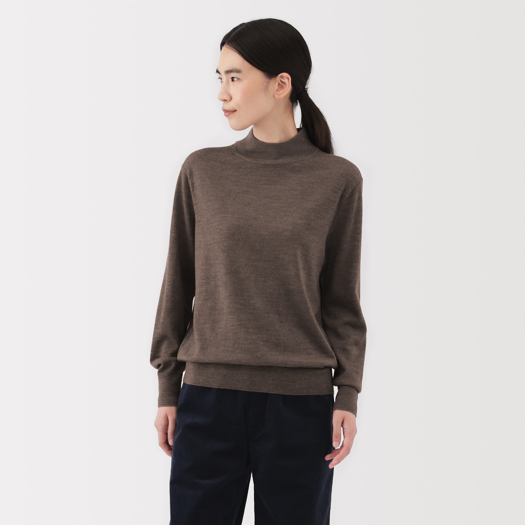 婦人 洗えるウールハイゲージハイネックセーター | 無印良品