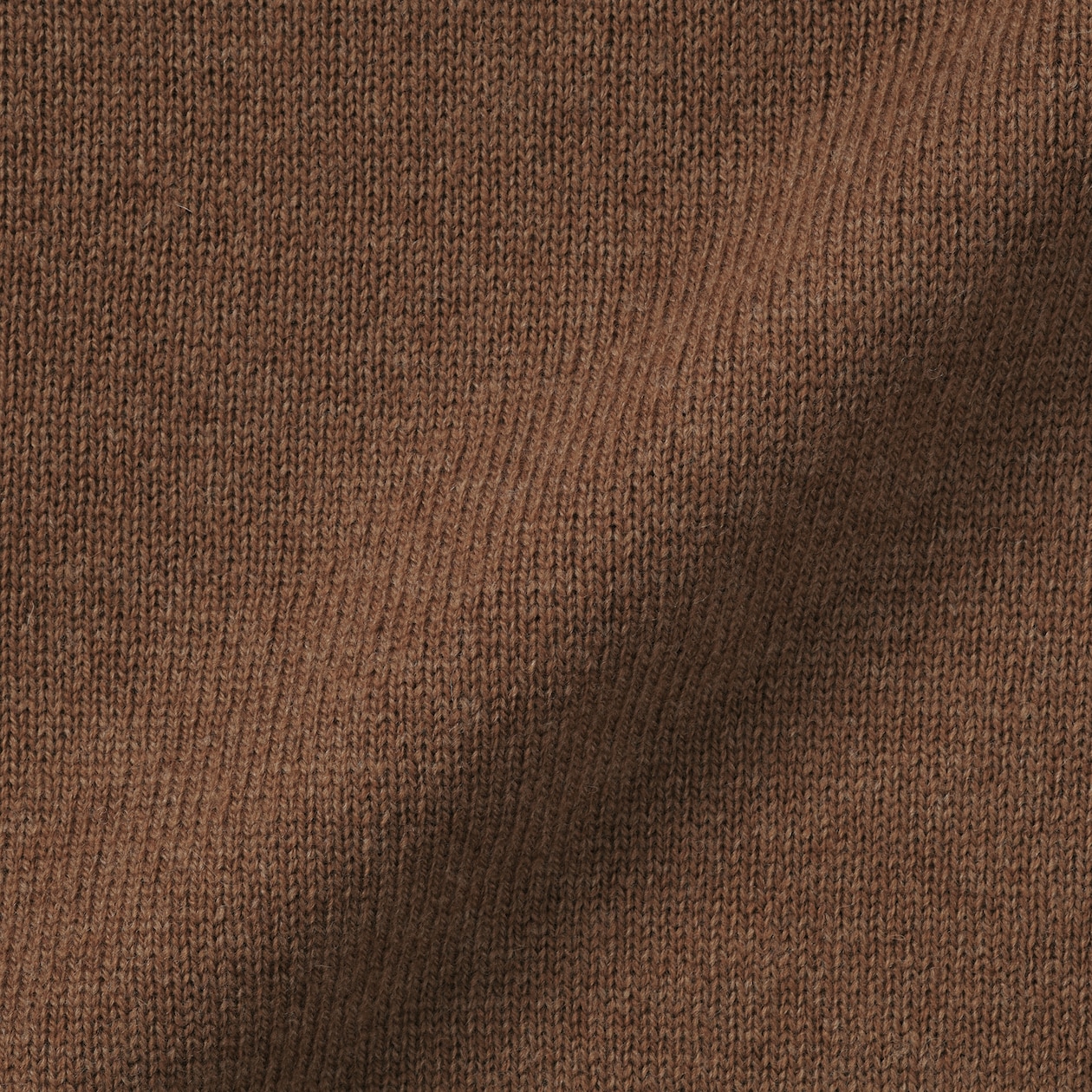 婦人　洗えるウールミドルゲージクルーネックセーター