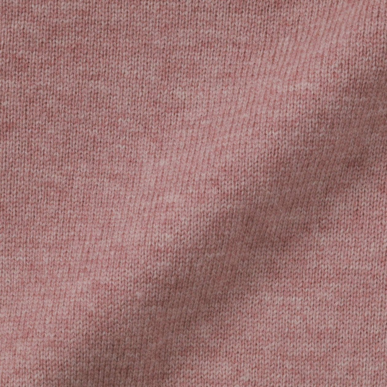 婦人　洗えるウールミドルゲージクルーネックセーター