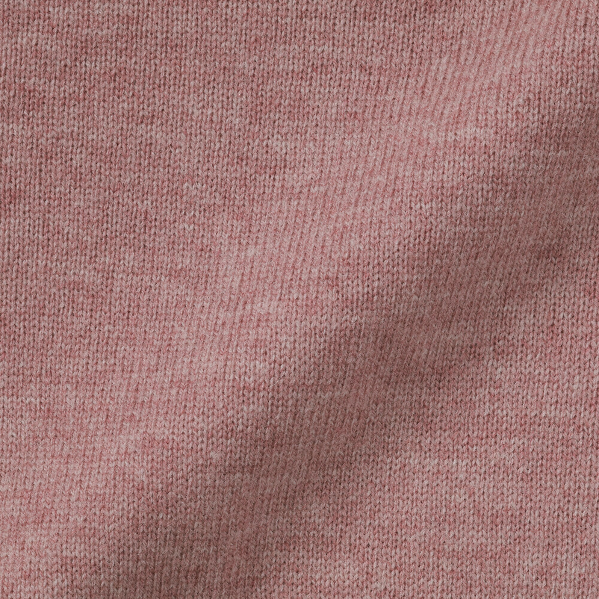 婦人　洗えるウールミドルゲージクルーネックセーター