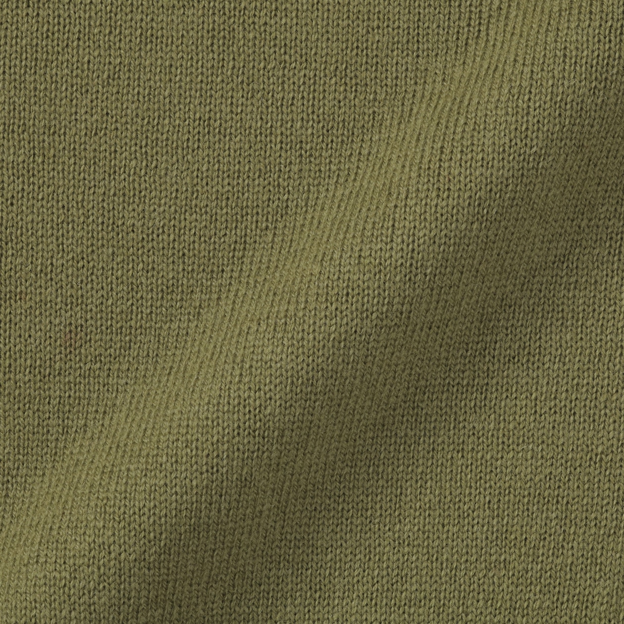 婦人　洗えるウールミドルゲージクルーネックセーター