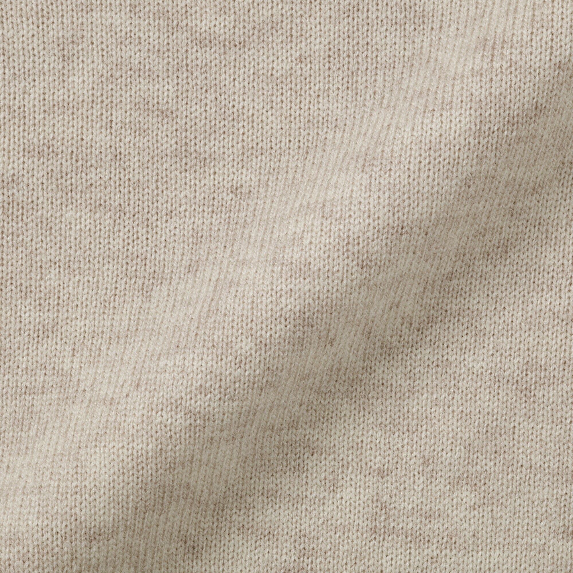 婦人　洗えるウールミドルゲージクルーネックセーター