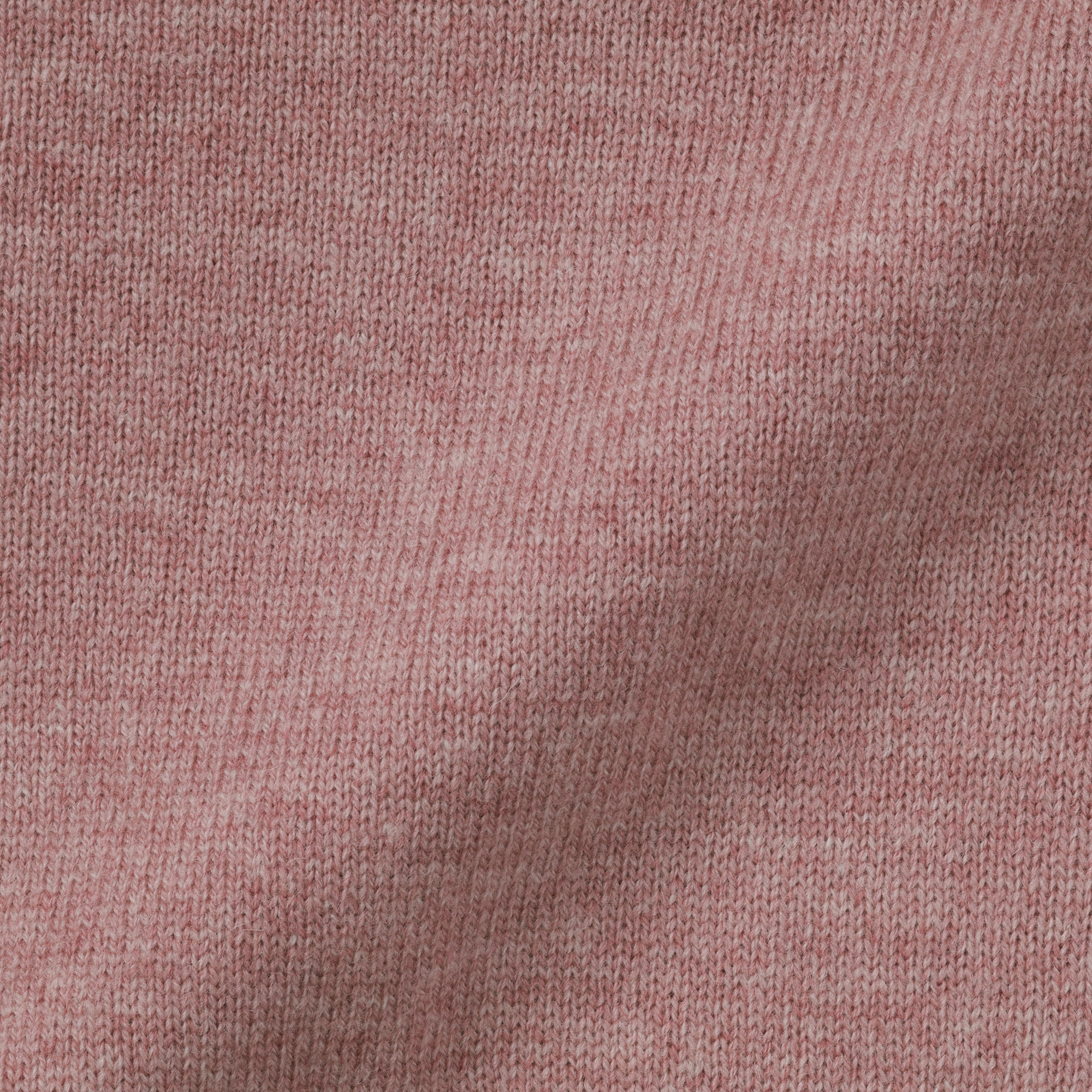 婦人　洗えるウールミドルゲージクルーネックセーター