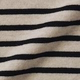 婦人　洗えるウールミドルゲージクルーネックセーター