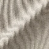 婦人　なめらかリブ編み五分袖セーター