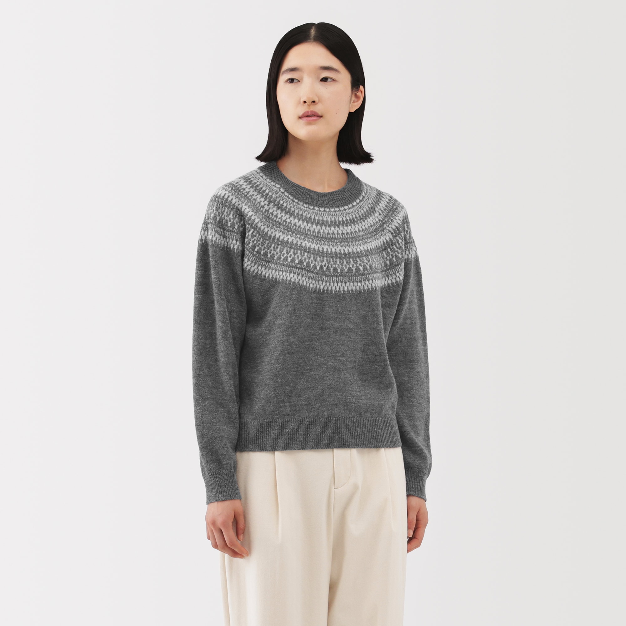 WILLFULLY ジャガード&ケーブルニット WILLFULLY official web store（ウィルフリーコウシキツウハン）商品