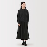 婦人　ウール混ブークレクルーネックカーディガン