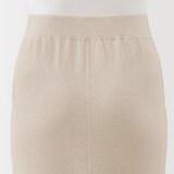 婦人　洗えるミラノリブ編みスカート