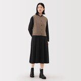 婦人　アンデスウールを使ったベスト