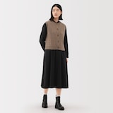 婦人　アンデスウールを使ったベスト