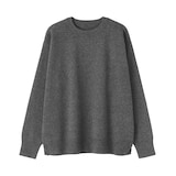 婦人　洗えるミラノリブ編みクルーネックセーター