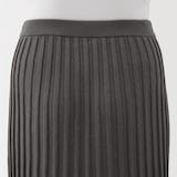 婦人　なめらかニットフレアスカート