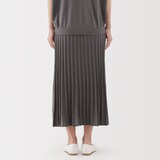 婦人　なめらかニットフレアスカート