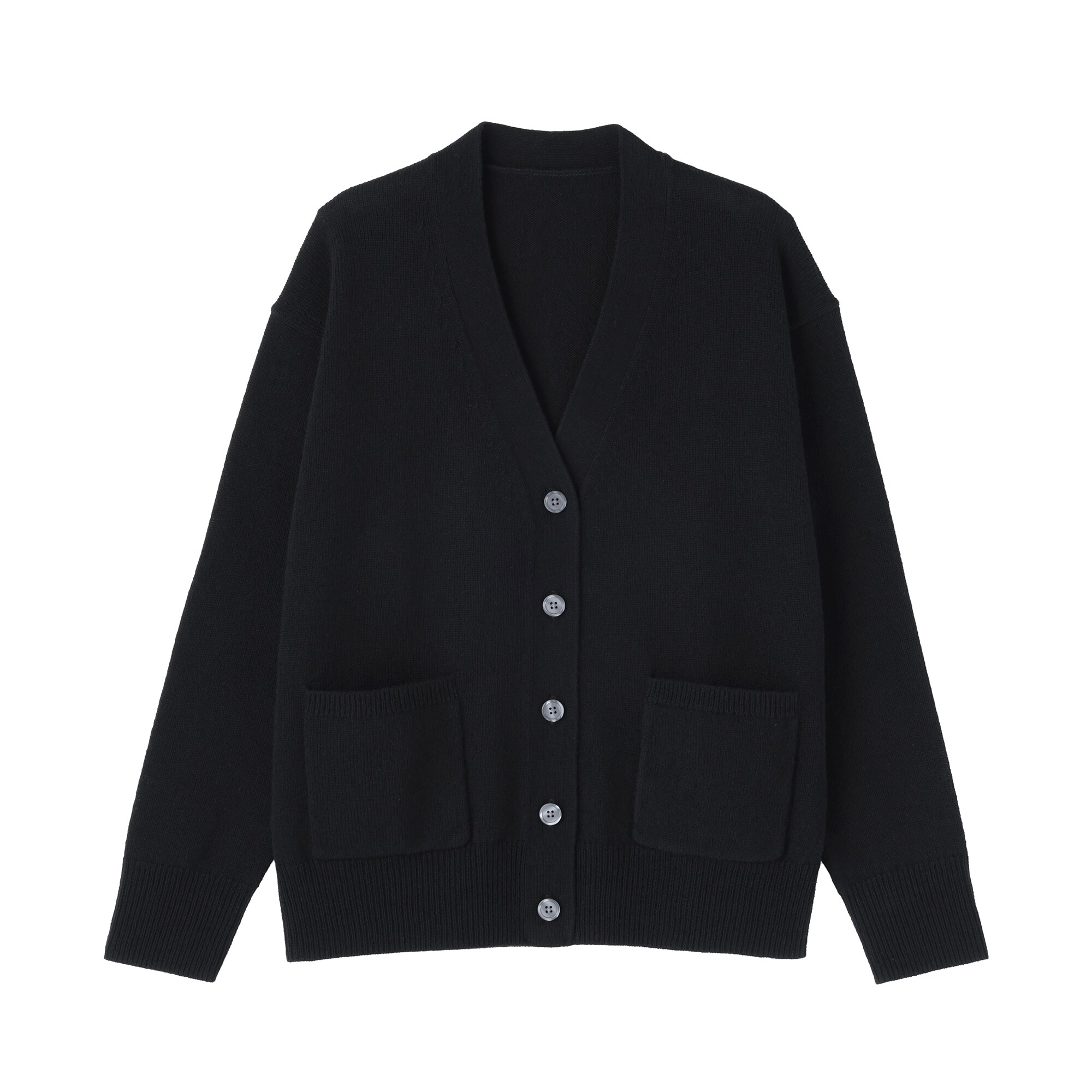 婦人 洗えるウールミドルゲージVネックカーディガン | 無印良品