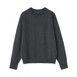 婦人　洗えるウールハイゲージクルーネックセーター