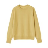 婦人　洗えるウールハイゲージクルーネックセーター