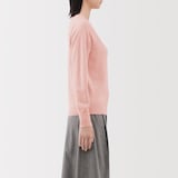 婦人　洗えるウールハイゲージクルーネックセーター