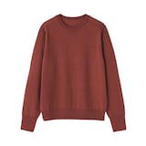 婦人　洗えるウールハイゲージクルーネックセーター