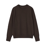 婦人　洗えるウールハイゲージクルーネックセーター