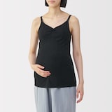 婦人　【マタニティ】シルク混パターンメッシュ授乳に便利なブラキャミソール