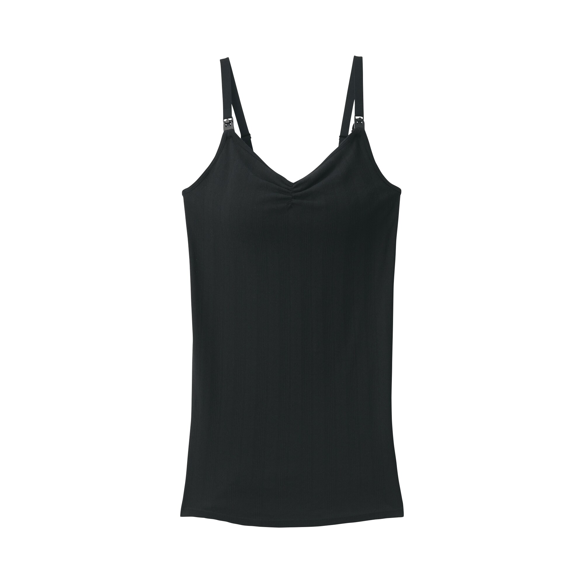 婦人　【マタニティ】シルク混パターンメッシュ授乳に便利なブラキャミソール