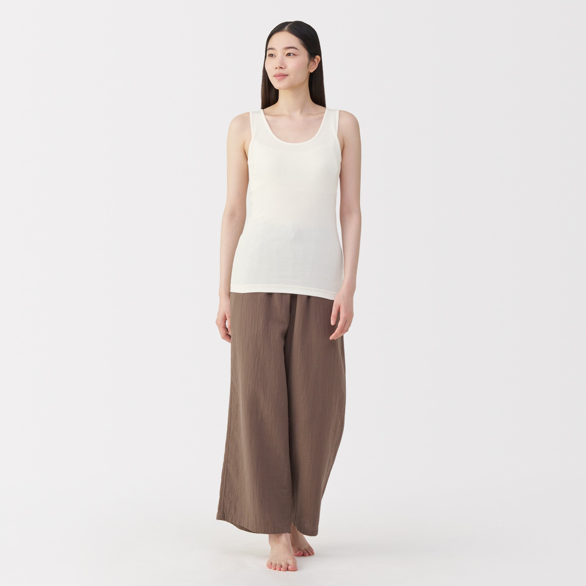 無印良品　カップ付きタンクトップ　8枚セット MUJI (無印良品) - 無印良品 カップ付 タンクトップ